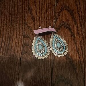 Turquoise Teardrop Earrings